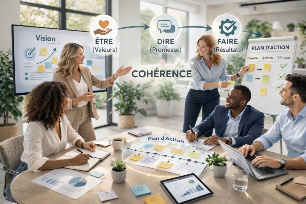 Les principes de l'attractivité, la cohérence entre ce que l'on est, ce que l'on fait et ce que l'on dit